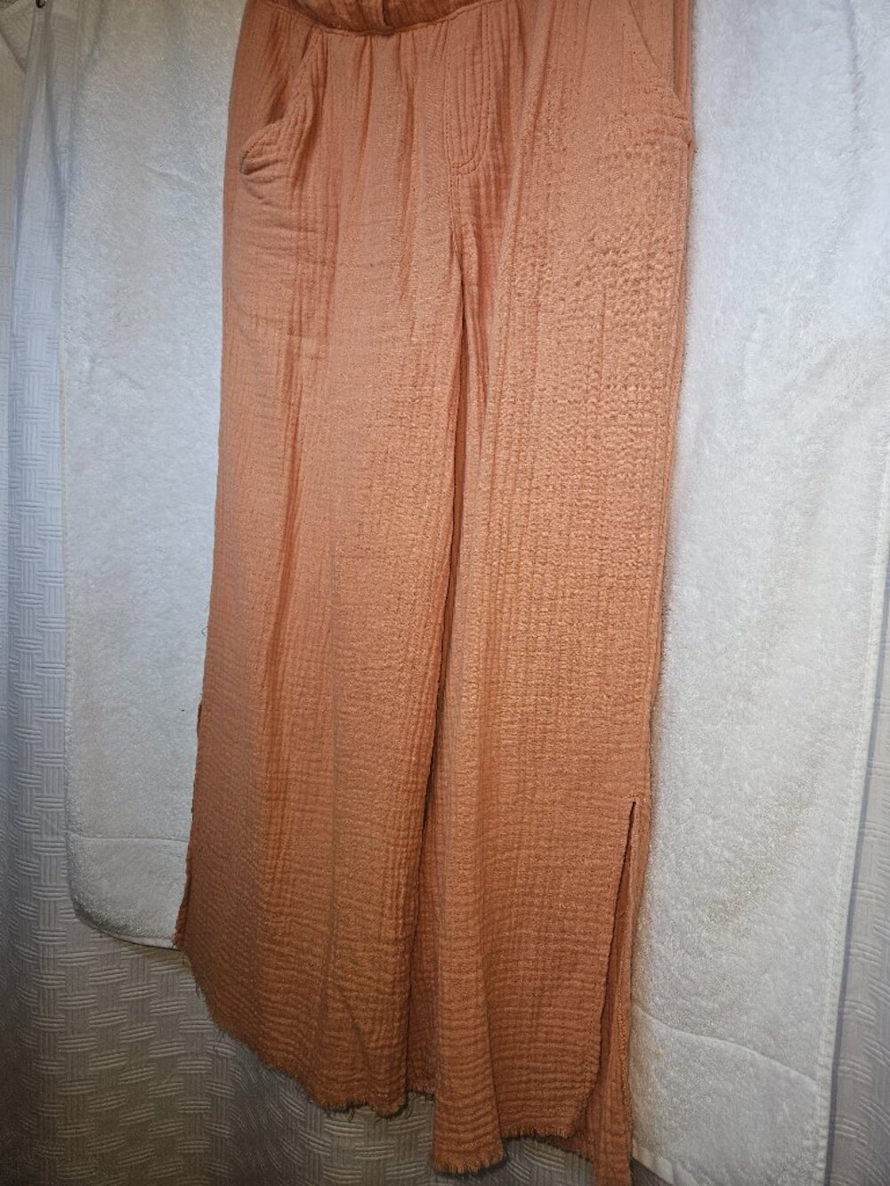 Sincerely Jules Cropped Gauze Pant, Medium